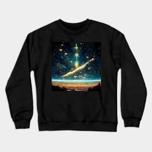 Stars in the Sky - best selling Crewneck Sweatshirt